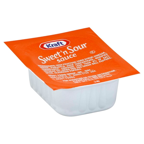 Kraft Kraft Sweet And Sour Sauce .75 oz. Cup, PK200 10021000665805 Zoro